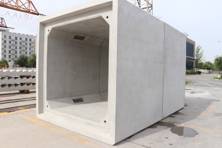 試拼成功！陜建新型建材公司鄠周眉高速公路項(xiàng)目預(yù)制綜合管廊正式投入生產(chǎn)