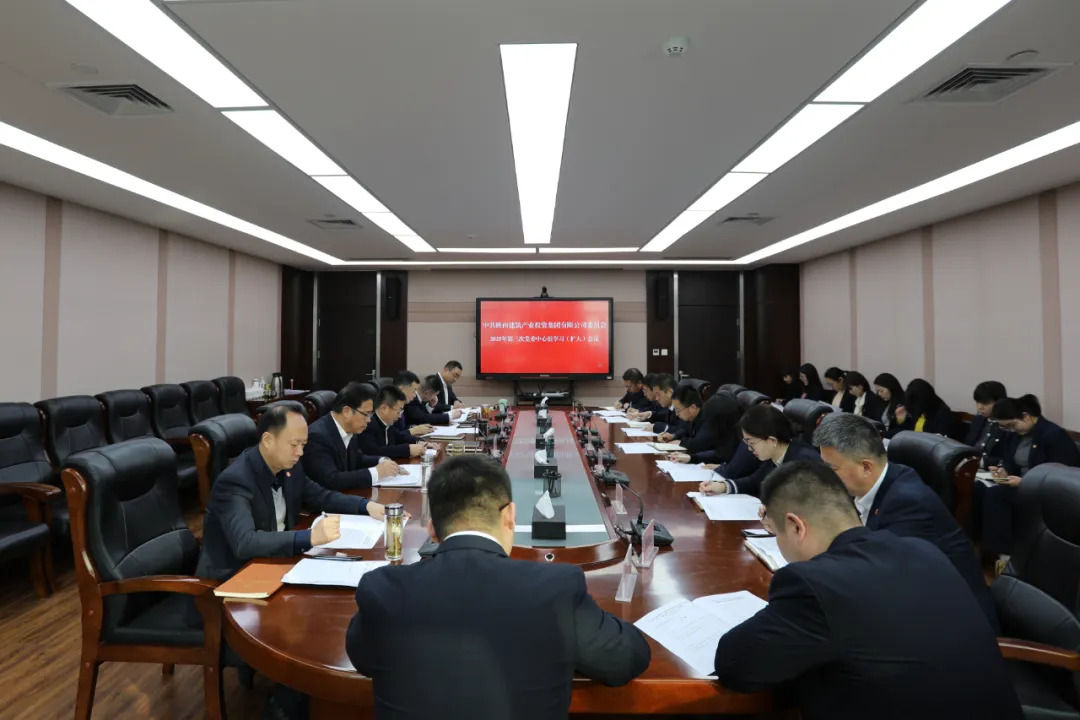 陜建產(chǎn)投集團(tuán)舉行2024年度民主生活會會前集中學(xué)習(xí)研討
